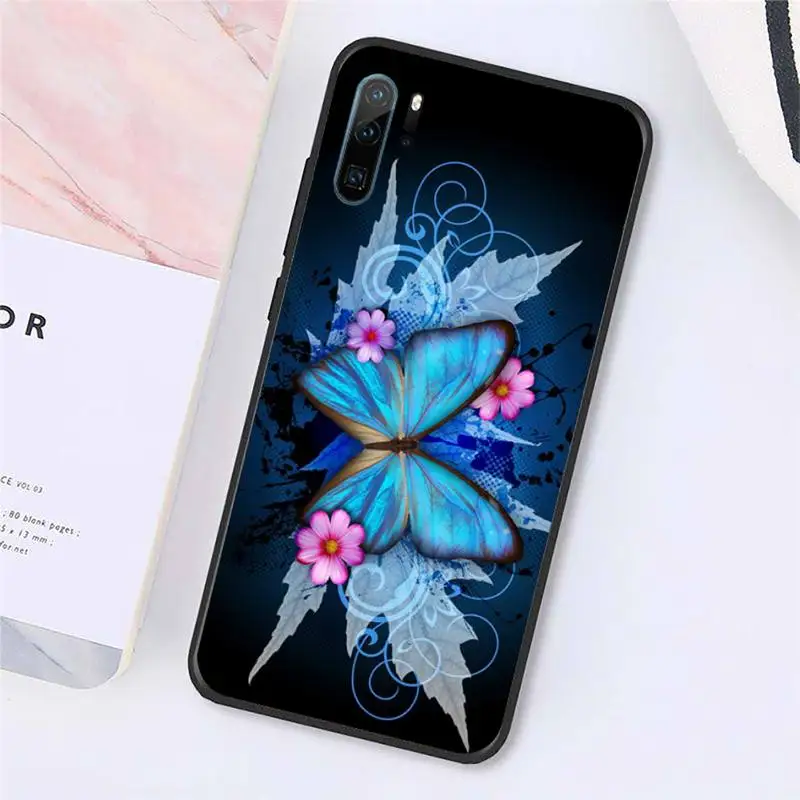 

Colorful Lilies butterfly cute animal Phone Cases For Huawei honor Mate P 10 20 30 40 Pro 10i 9 10 20 8x Lite Y91C V17 6.38 6.44