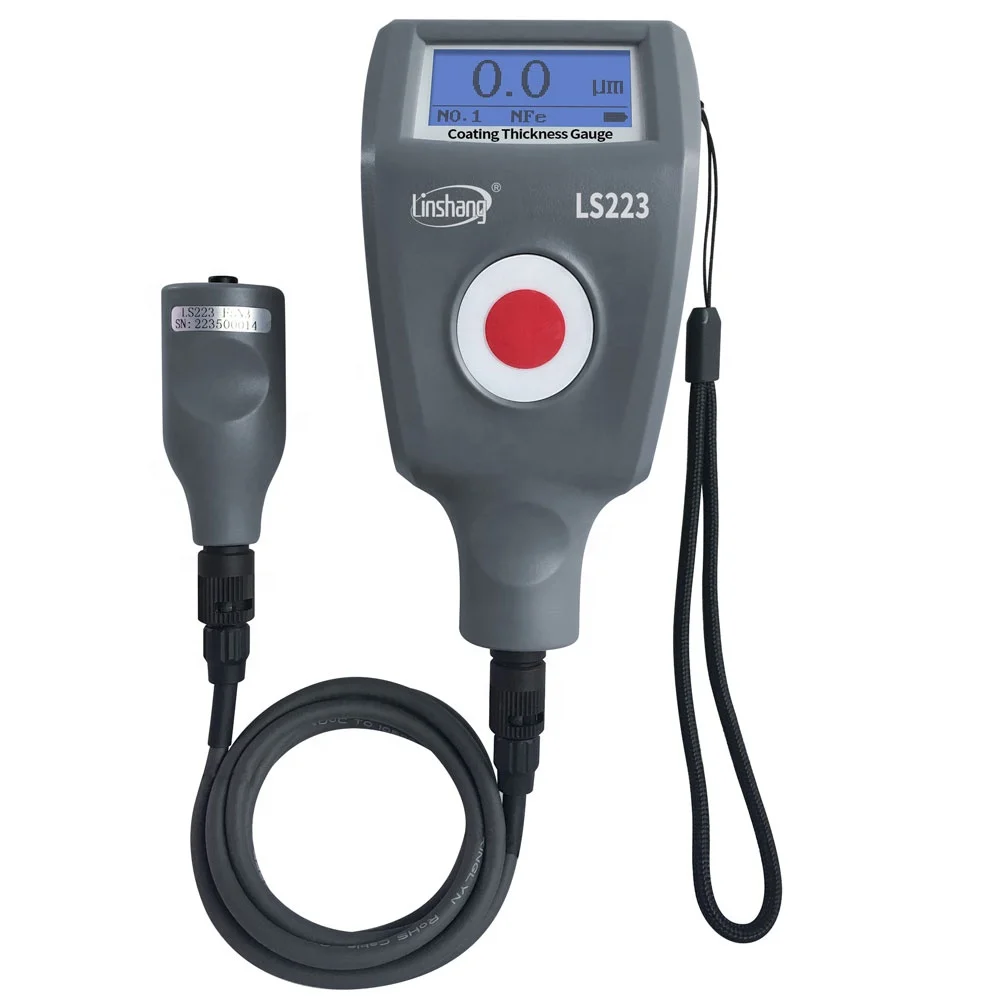 

New LS223 Wide Range 5000um Paint Powder Coating Thickness Gauge Dry Film Thickness Meter for Ferrous Non-ferrous Substrate