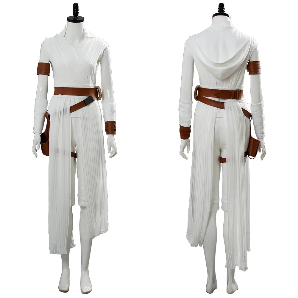 

Fast delivery Star Cosplay Sky walker Rey Cosplay Costume Halloween Suit women autumn winter long coat Women Christmas Gift