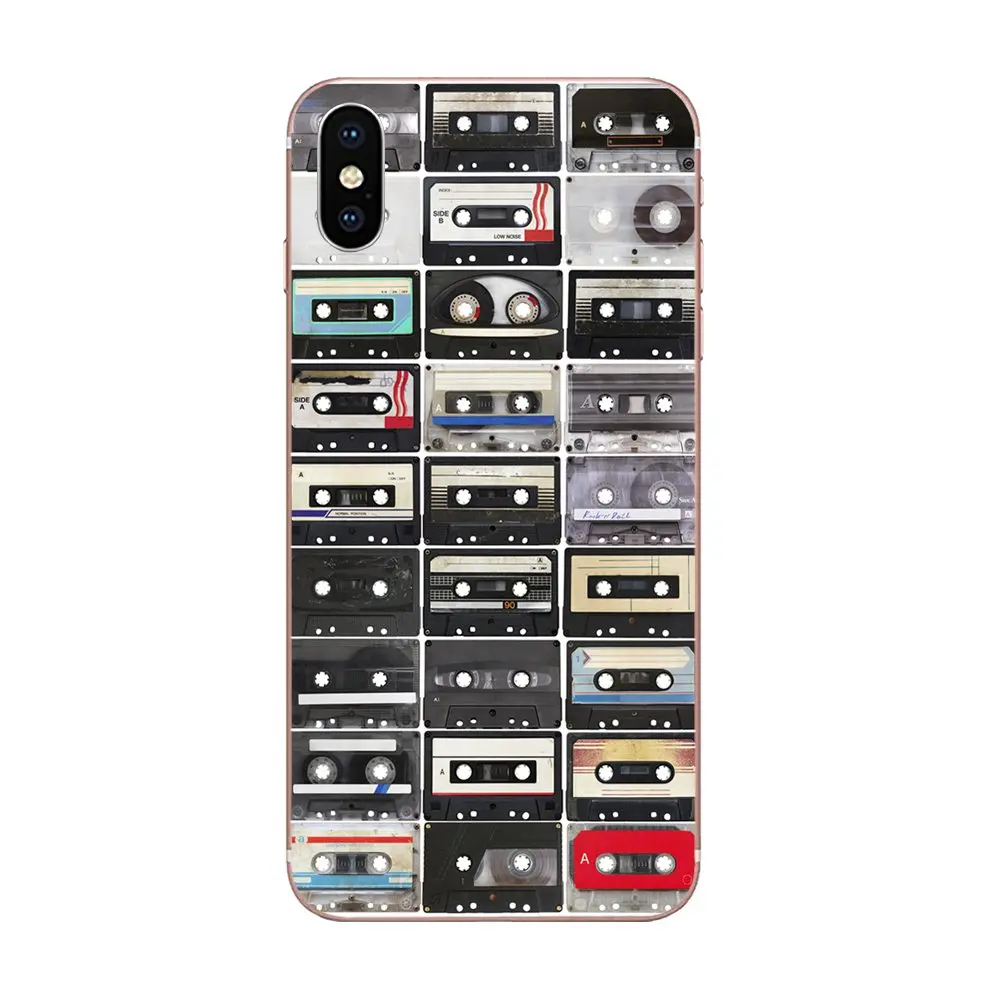 Новый чехол черный телефон винтажная магнитная лента кассета для Xiaomi Redmi Mi 4 7A 9T K20