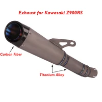 z900rs motorcycle exhaust tip muffler escape pipe titanium alloy kit exhaust system slip on pipe for kawasaki z900rs
