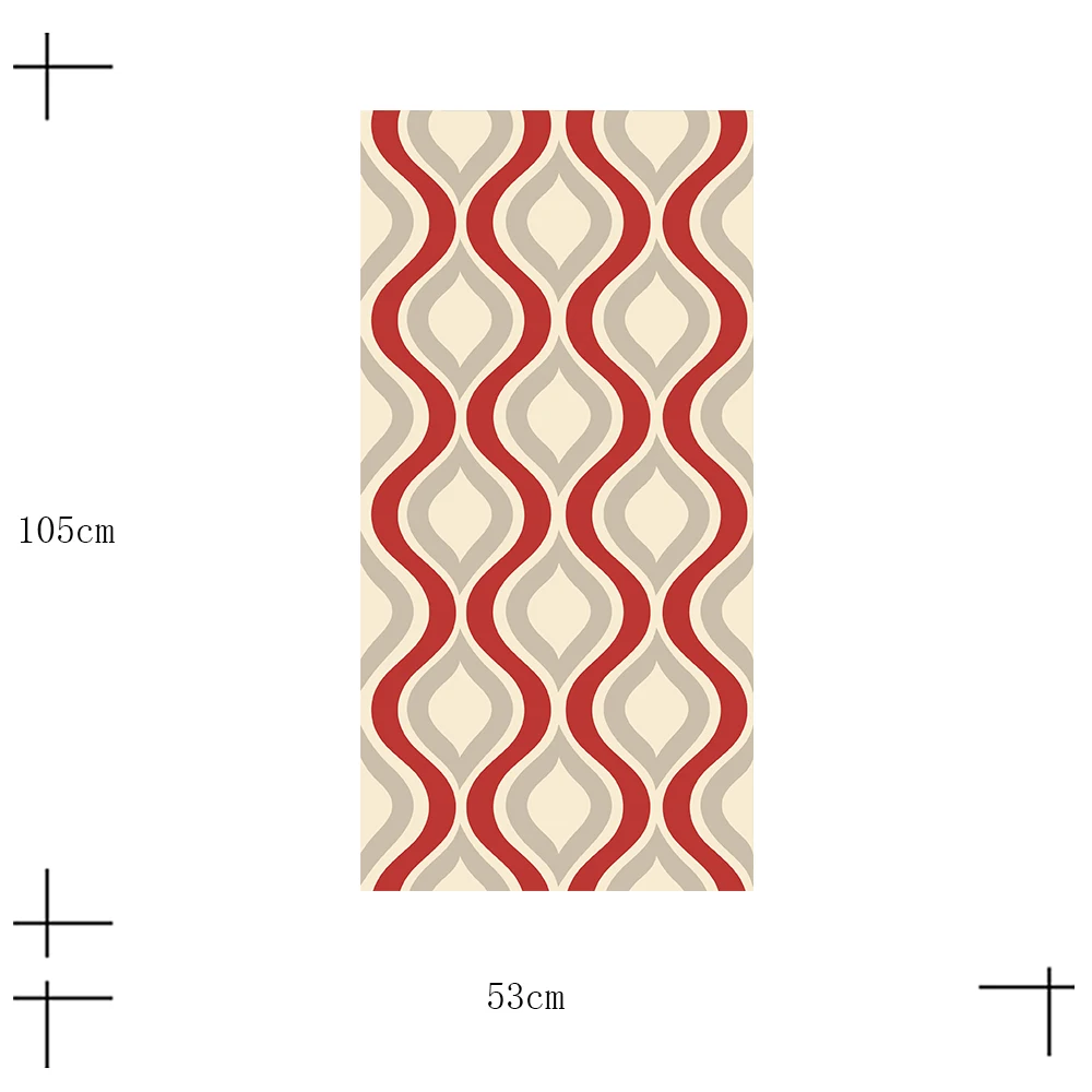 

Funlife 53x105cm Wallpaper Wall Stickers Tile Sticker Waterproof Self-adhesive Oil Proof for Bathroom Furniture Kitchen Decor