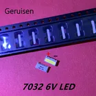 50 шт.лот Edge SMD LED 7032 6V 1W 160mA холодный белый Высокая мощность для подсветки телевизора