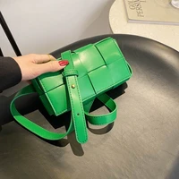new fashion vintage square kiwi green armpit bag high quality pu leather womens designer handbag travel shoulder messenger bag