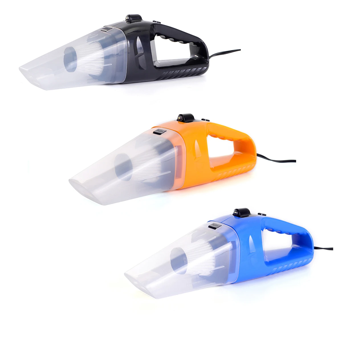 

Car Vacuum Cleaner Portable Handheld Vacuum Black 12V 120W DC Cleaner Wet Dry Dual Use Car Vacuum High Powerful Russian Stock