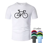 Футболка хлопковая с круглым вырезом, с коротким рукавом, для мужчин и женщин, m01068