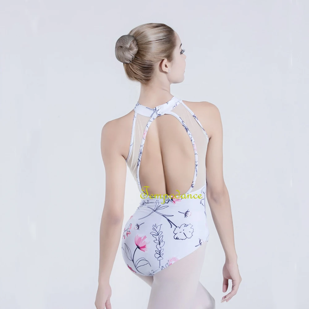 Весна гимнастический купальник для балерин взрослых балетный костюм из лайкры и