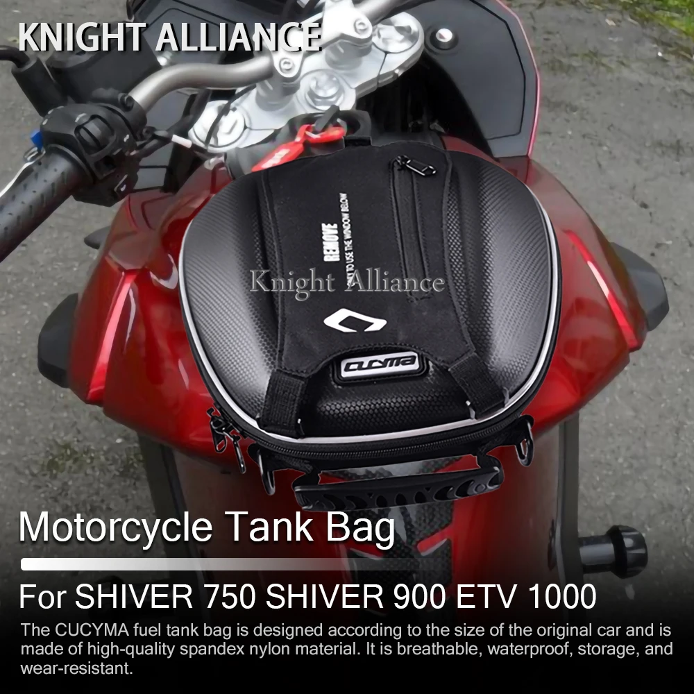 Bolsa de equipaje para motocicleta APRILIA SHIVER 750 GT SHIVER 900 ABS ETV 1000 CAPONORD, accesorios de navegación, bolsas de carreras, Tanklock