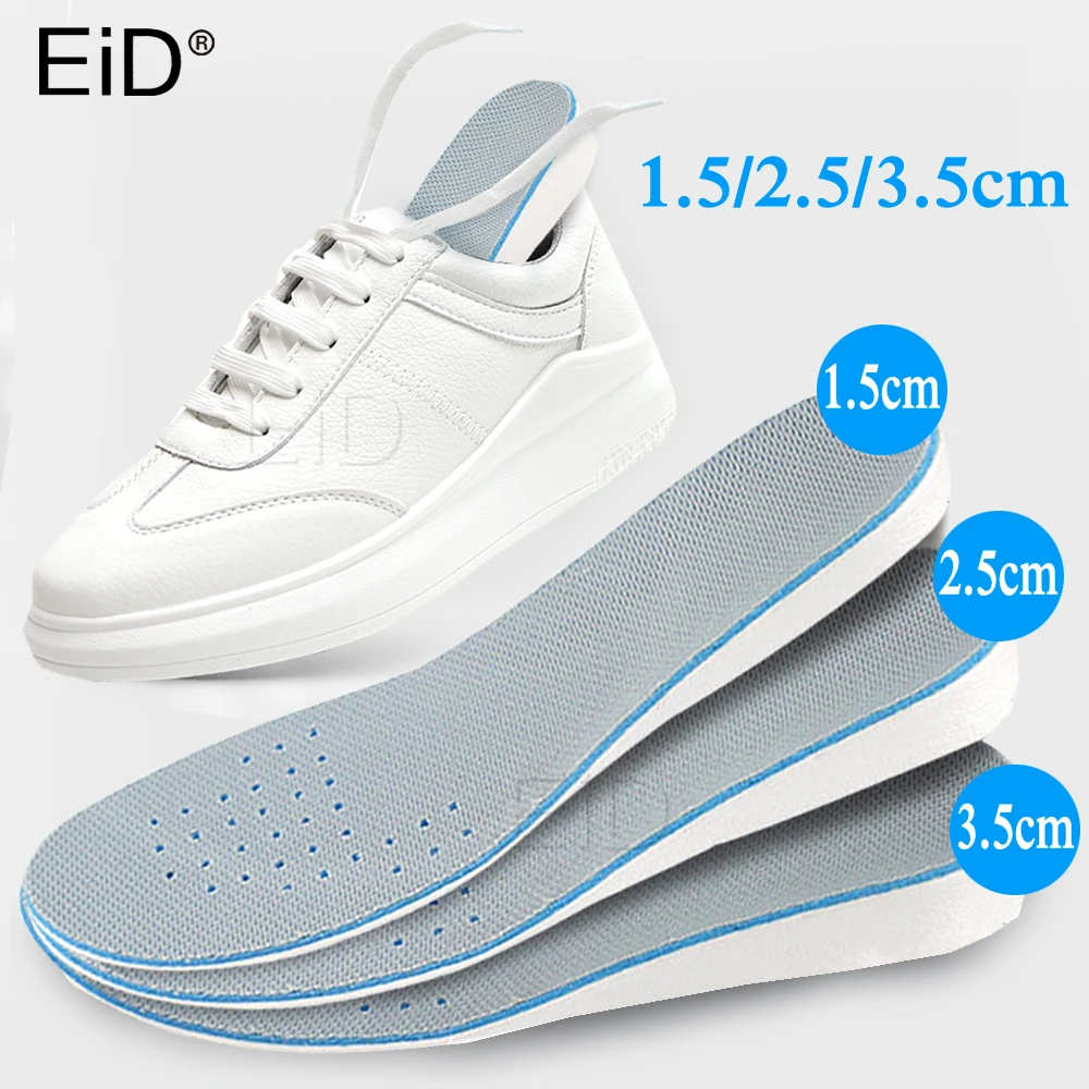 

1.5-3.5cm Height Increase Insole Cushion for shoes Women Men Unisex Height Lift Shoe Heel Insert Taller Memory Foam Foot Pads
