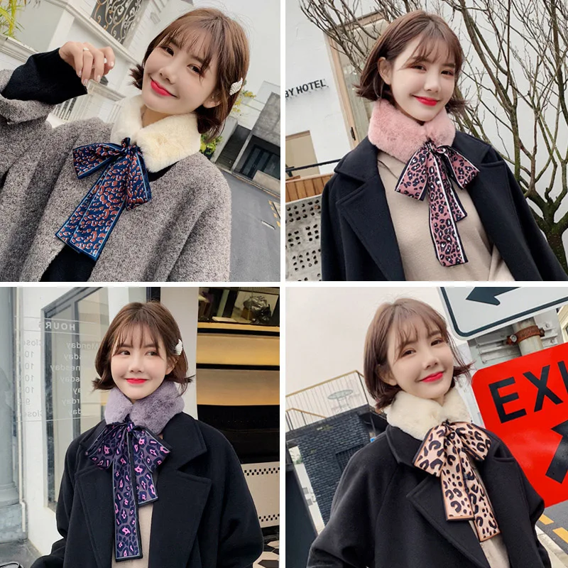 Новый зимний шерстяной воротник нагрудник женский Корейская версия с