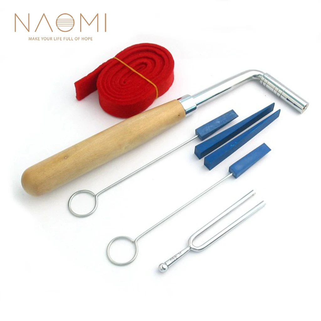 Naomi Piano Tuning Kit W/Piano Tuning Hammer прямой мягкий клен ручка пианино тюнинг Рычажные Инструменты Набор Mute Hammer DIY Набор