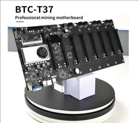 btc t37 miner motherboard set of 8 video card slots 4gb ddr3 memory onboard vga interface low power consumption dropshipping