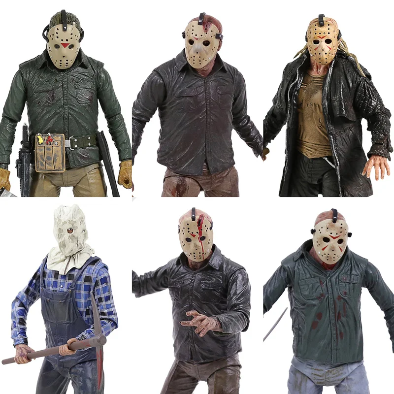 NECA 2009 Роскошная экшн фигурка Джейсона вурхеса 7 дюймов Игрушечная модель|Игровые