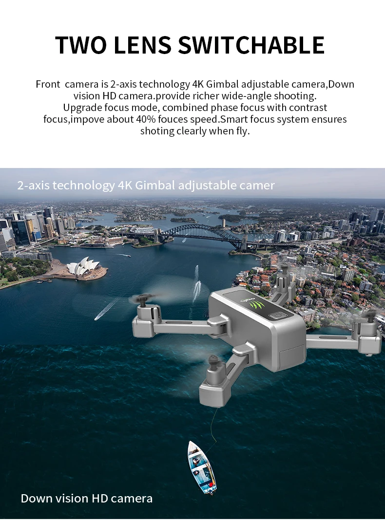 Дрон 4k HD широкоугольная камера 1080p wifi FPV высота может держать Плавание в течение 20 минут VR режим Квадрокоптер H5 Дрон VS Дрон E520S квадракоптер с камерой дрон с камерой квадрокоптер квадракоптер аккумулятор