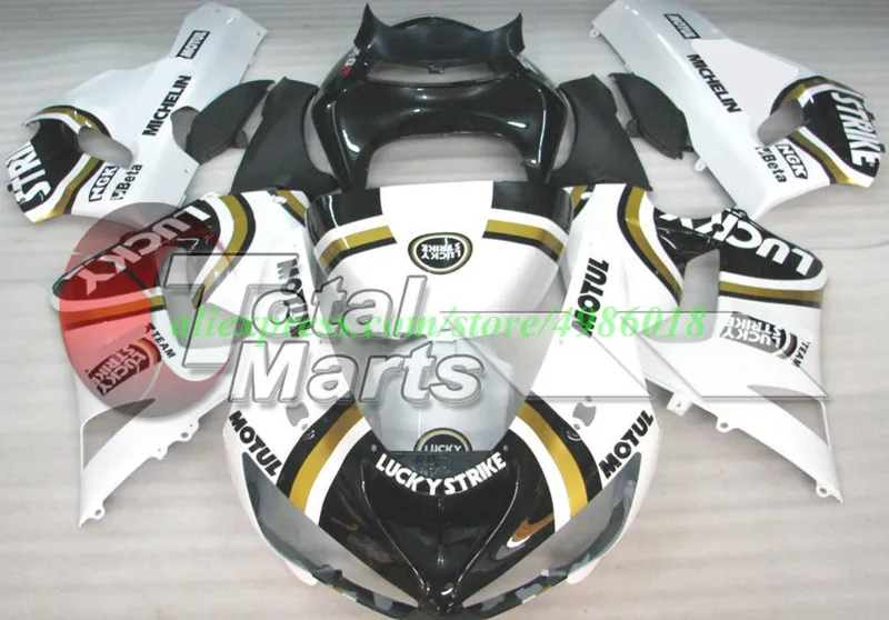 

4Gifts New ABS Motorcycle Whole Fairings Kit Fit for kawasaki Ninja ZX6R 636 2005 2006 05 06 6R ZX-6R Bodywork set Lucky