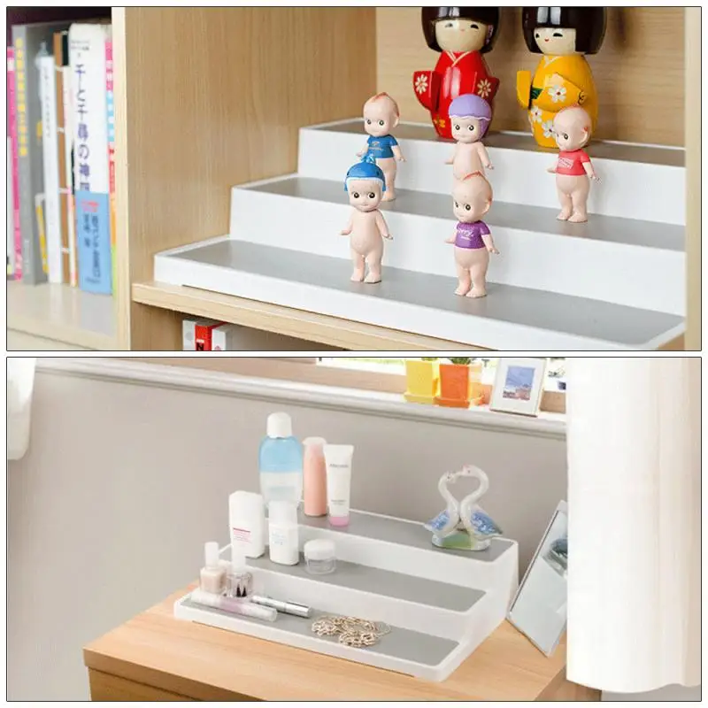 hot sale shelves with levels spice shelf kitchen shelf storage organizer 3 level stepped rack cabinet type home storage shelf free global shipping