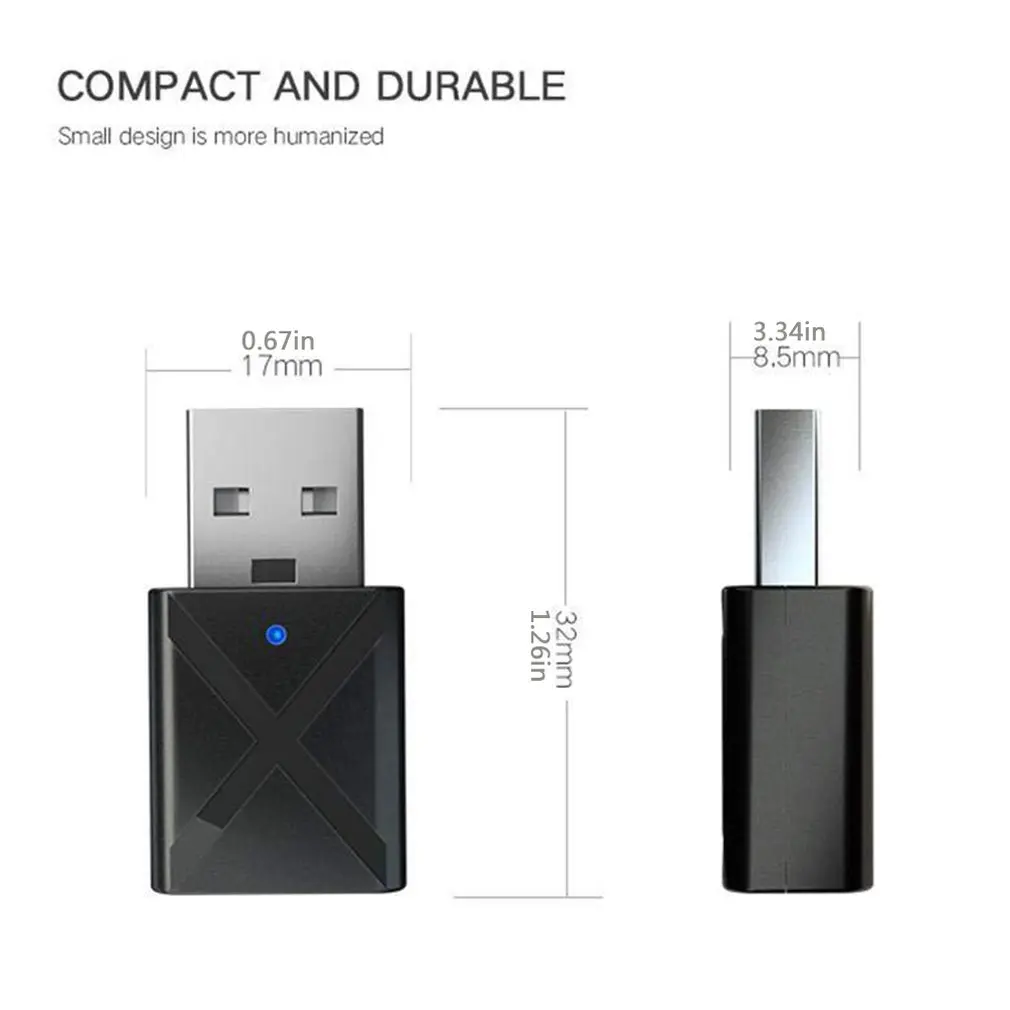 

2-In-1 Usb Wireless Transmitter Receiver Transmitter Receiver 0 Transmitter Mode Receiver Mode Broad Compatibility
