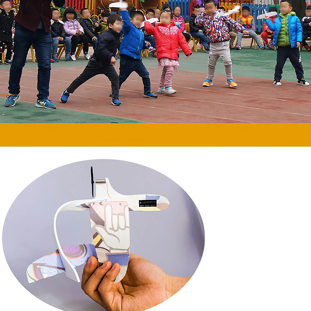 

DIY Assembly Airplane Model Puzzle Aircraft Toy Model Aircraft Fall Resistant Toy Glider Educational Toys Kid Children Gift Xmas