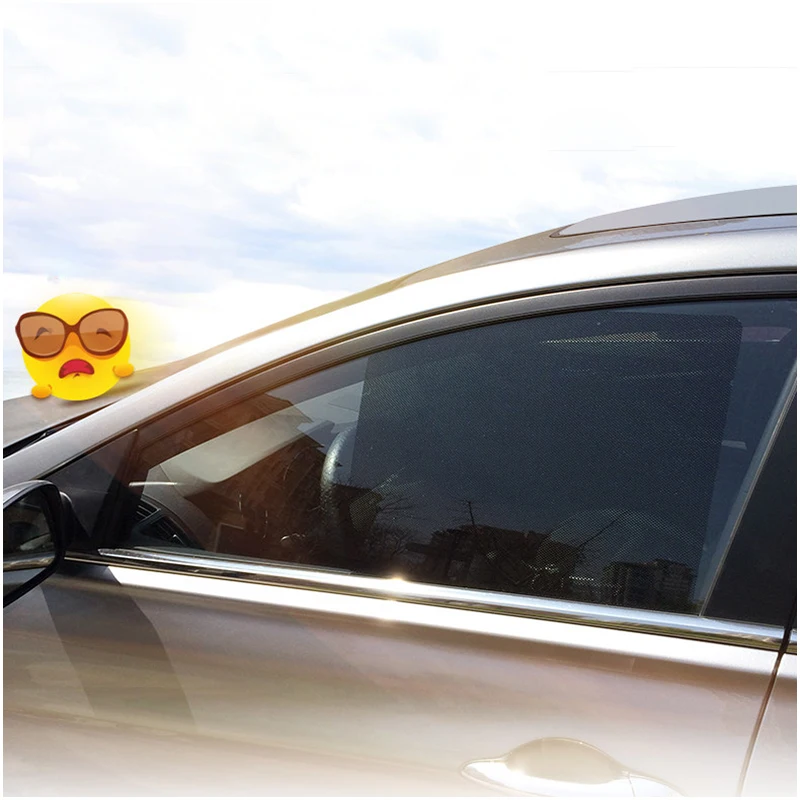 2 шт. стикер для окна автомобиля солнцезащитный козырек черный многоразовый