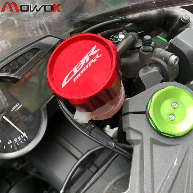 

For HONDA CBR600RR CBR 600RR CBR 600 RR 2007-2015 2014 Motorcycle CNC Front Brake Master Cylinder Fluid Reservoir Cover Oil Cap