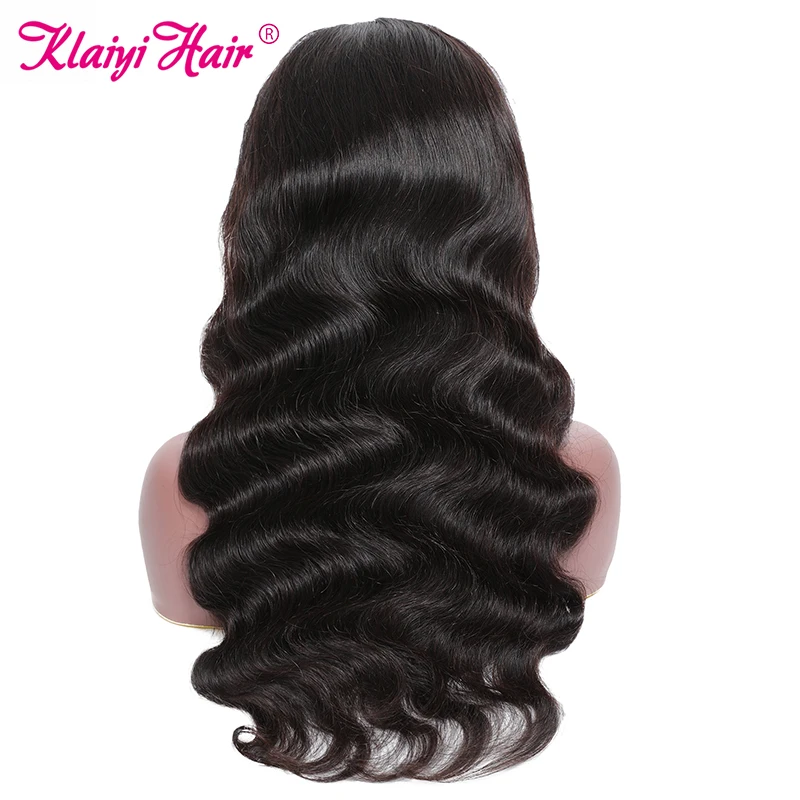 Klaiyi Hair13X4 парик с волнистыми волосами бразильские парики без повреждений
