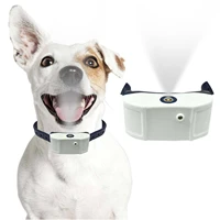 pet dog anti barking device stop barking training collar rechargeable citronella ultrasonic dog barking control training supply