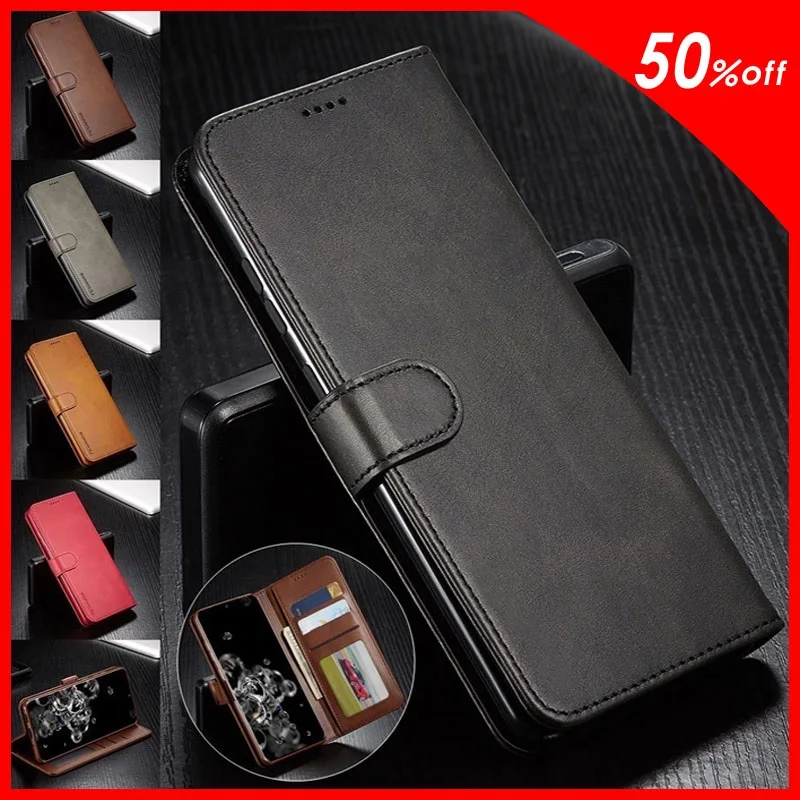 

High-end bagLeather mobile phone Case For S20 Ultra Plus A71 A51 A41 Note 20 10 Plus A70 A50 A20 A20e S9 S8 Plus S7 Edge Wallet