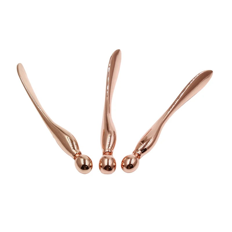 Metal Cosmetic Spatulas Face Mask Spoon High Quality DIY Eye Anti Wrinkle Massage Beauty Stick Makeup Tools 3 PCS/Pack | Красота и