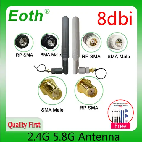 Wi-Fi-антенна eoth 2,4 ГГц, 2,4 ГГц, 5,8 ГГц
