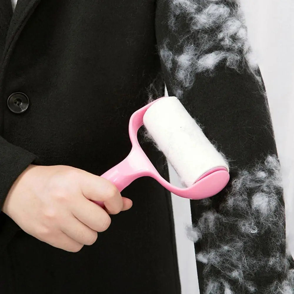 

Многоразовое приспособление для удаления ворса, моющийся портативный ролик для удаления шерсти в одежде, домашних животных, липкий ролик д...