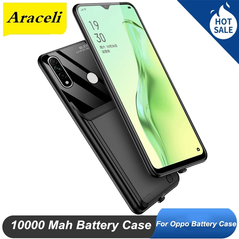Araceli 10000 мАч Тонкий Высококачественный защитный чехол для Oppo R17 Pro Рено Z Рино 2 3 4 Ace