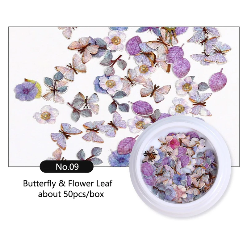 1box Flowers Chips Resin Filler Small Wood Pulp Paper Flower Epoxy Mold Filling UV Jewelry Making Nail Art DIY |