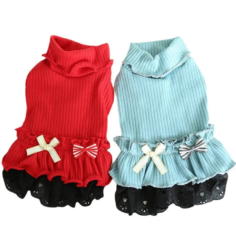 Роскошная зимняя одежда для собак костюм домашних животных платье маленьких Shih