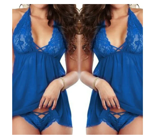 Женское сексуальное нижнее белье размера плюс кружевная сорочка Эротическое с