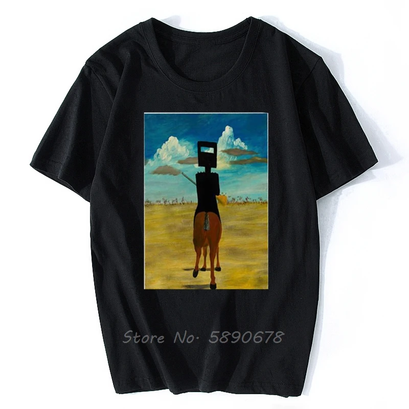 Новая хлопковая Футболка с цифровым адресным интерфейсом абстрактным рисунком