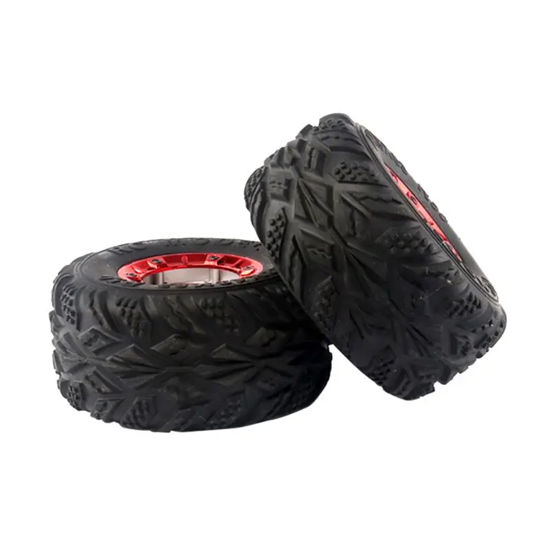 2 шт. 100 мм колесные колеса для скоростных автомобильных шин Автозапчасти 1/12