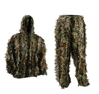 hunting ghillie suits clothes 3d maple leaf bionic for birdwatch hunting airsoft tactical jungle military camouflage clothing