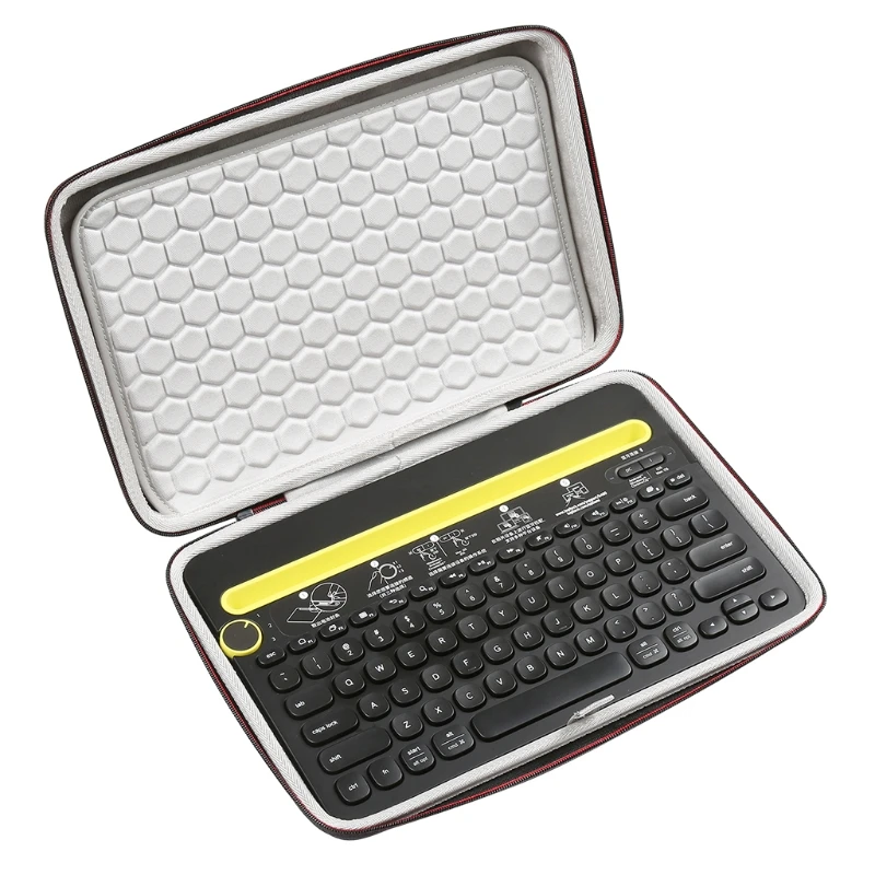 

Exquisite Hard EVA Outdoor Travel Case Storage Bag Carrying Box for-Logitech K480 Keyboard Case Accessories