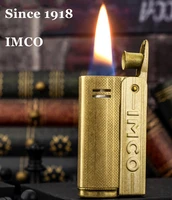 original imco 6800 memorial lighter stainless steel oil gasoline cigarette lighter vintage fire petrol gift lighters collection