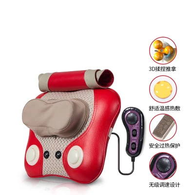 

Cervical Lumbar Massage Cushion Pillow 3d Kneading Heating Electric Vibrating Massager Shiatsu Shoulder Back Neck Electronic