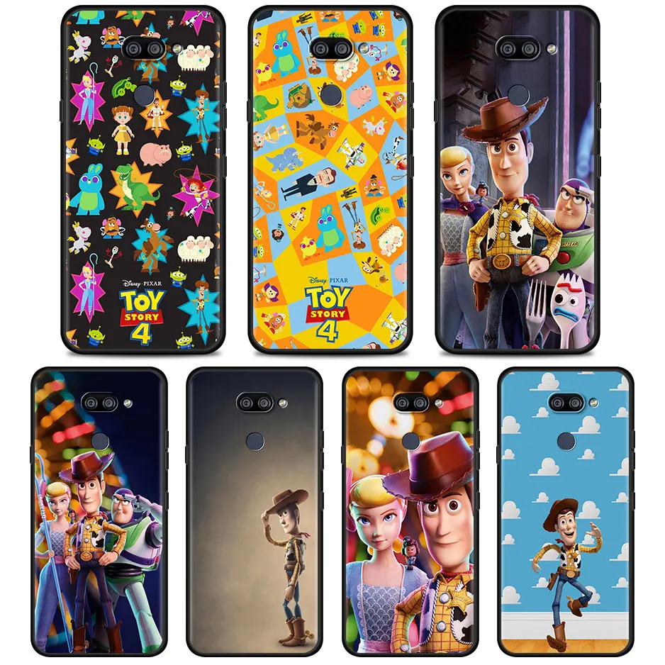 

Чехол «История игрушек» для LG K61 K41s G6 G7 K50s K42 K40s K50 Q60 K40 K52, черный мягкий чехол