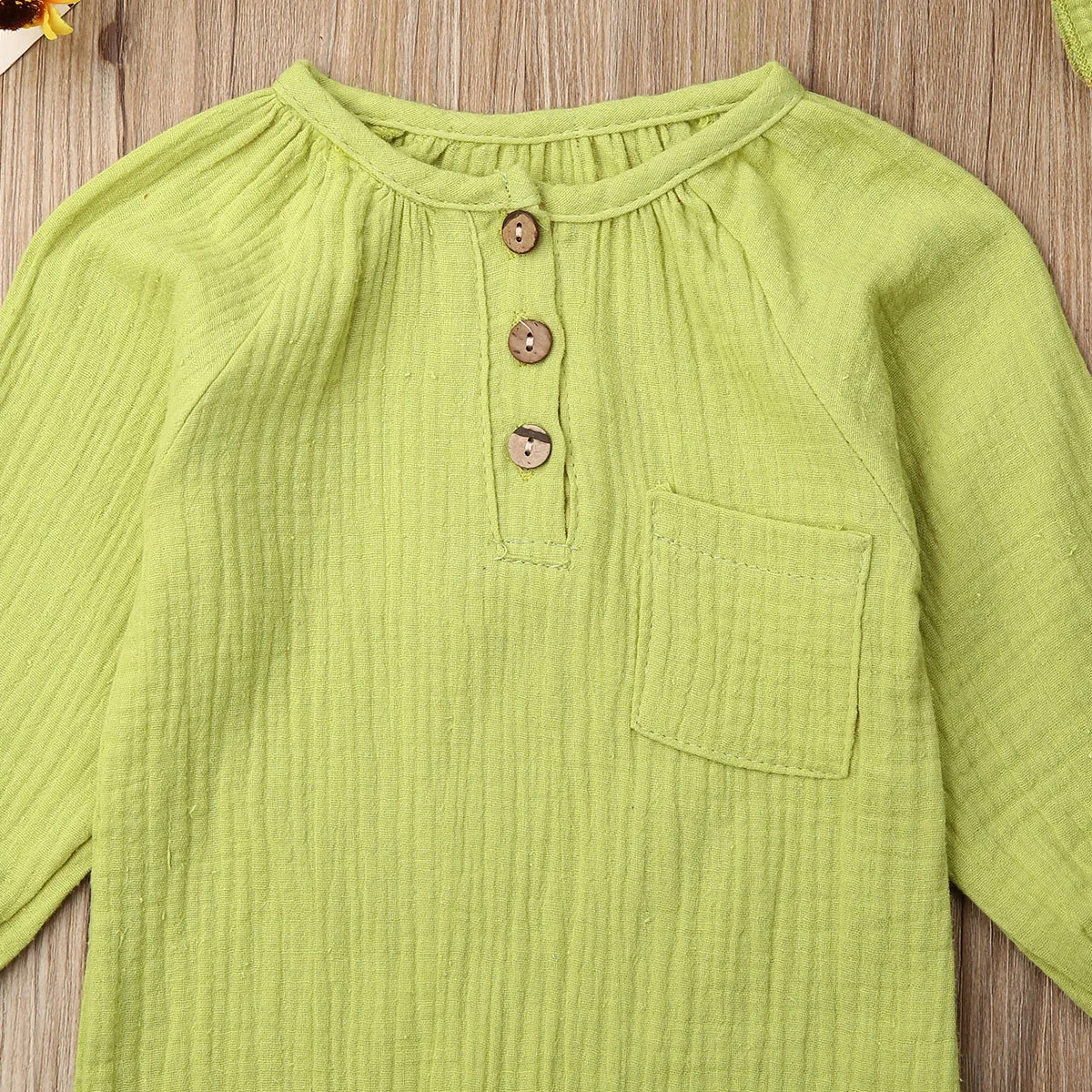 Однотонный комбинезон для новорожденных девочек и мальчиков + шапочка с длинными