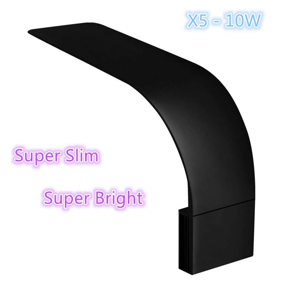 

Super Slim LED Aquarium Lighting Fresh plants Grow Light 10W Aquatic Plant Lighting Clip-on Lamp For Fish Nano Tanks