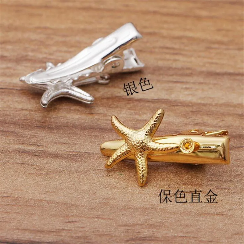 

Wholesale DIY Jewelry Accessories Metal Headdress Materials Flower Slice Charms For Jewelry Making Mini Hairpin