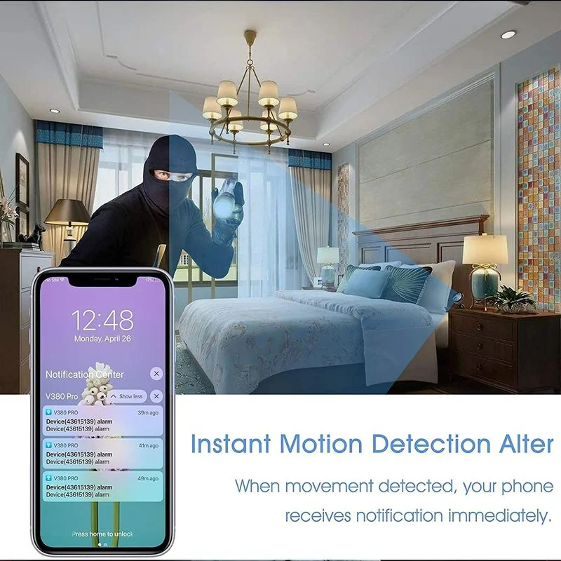 1080p wifi ip camera wireless inoutdoor cctv hd smart home security ir cam new mini camera portable mobile phone accessories free global shipping