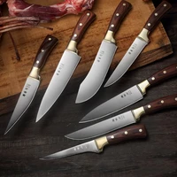 50cr15 steel german hand made boning knife professional butcher meat sharp skinning multifunction slaughter tool water grinding
