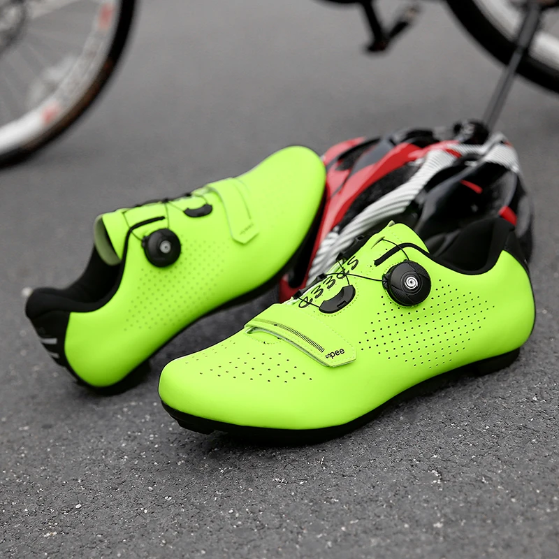 

New Cycling Shoes Men Professional Biking Shoes Self-locking Ultralight Route Speed Bicycle Sneakers Outdoor Mountain Freestyle