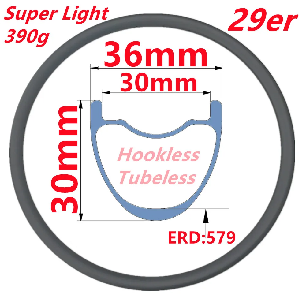 

Matte Glossy Carbon Rims Factory Quick Sale Carbon MTB Wheel Rim 29er Carbon Wheels Rim Super Light MTB Bicycle Wheel Rims