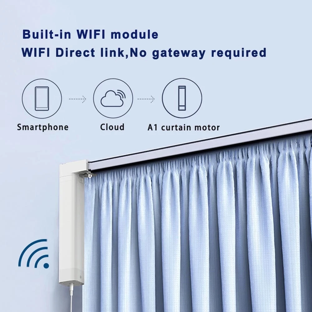 

AQARA A1 Smart Intelligent Electric Curtain Motor works with mijia Mihome WiFi Direct Link Curtain motor No Hub Gateway require