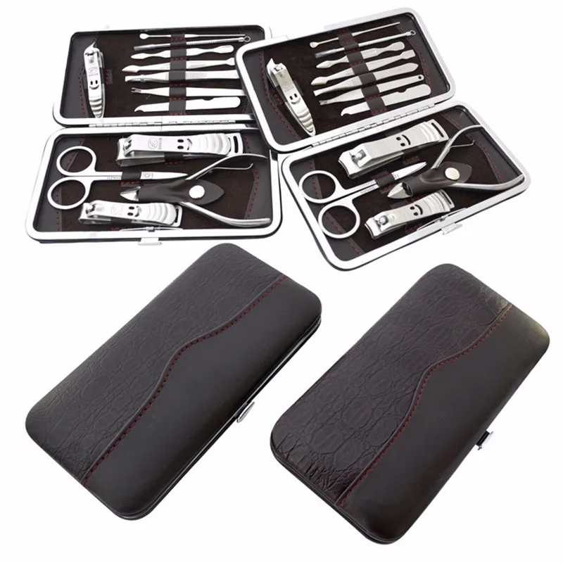 

12pcs Nail Care Cutter Set Clippers Manicure Pedicure Cuticle Tool Kits KG66